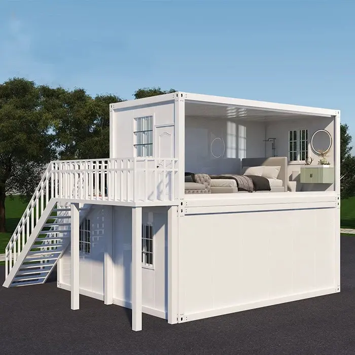 Prefab container hem
